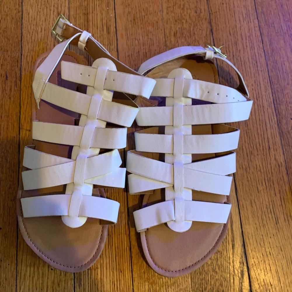 Women’s white sandals